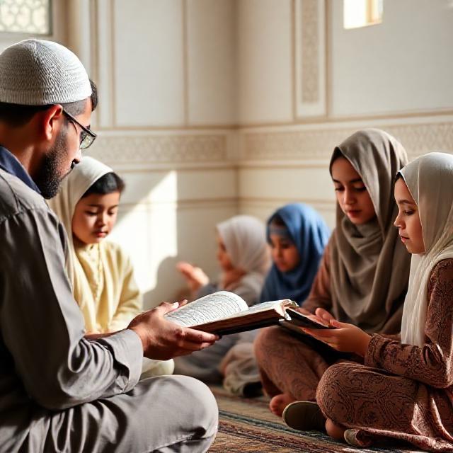 Islamic education class photo